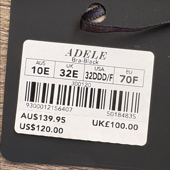 Honey Birdette Adele Black Balconette Bra w Gold Accents & Chain Details - Picture 3 of 9